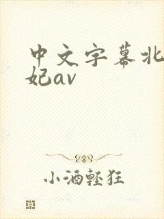 中文字幕北条麻妃av封面