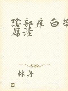 阴部痒 白带豆腐渣