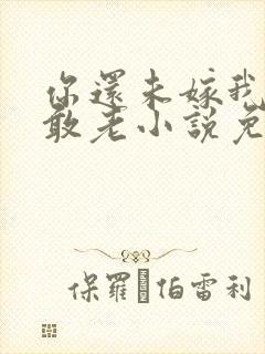 你还未嫁我怎么敢老小说免费阅读