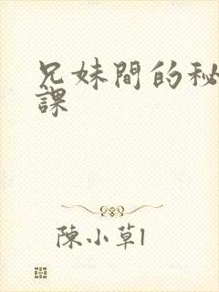 兄妹间的秘密授课