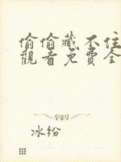 偷偷藏不住在线观看免费全集封面