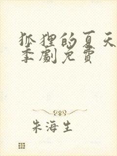 狐狸的夏天第一季剧免费