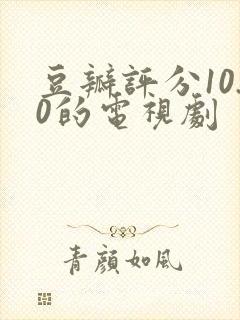 豆瓣评分10.0的电视剧