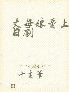 丈母娘爱上女婿日剧封面
