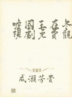 嘘国王在冬眠电视剧免费观看11