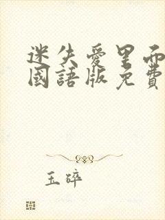 迷失爱里面美剧国语版免费观看封面