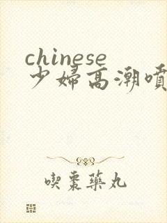 chinese少妇高潮喷水2