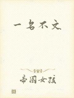 一名不文