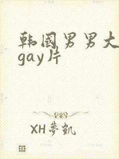 韩国男男大尺度gay片