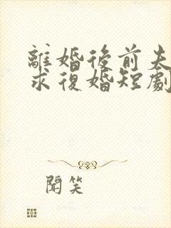 离婚后前夫日日求复婚短剧