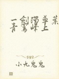 一剑独尊叶玄 青鸾峰上封面