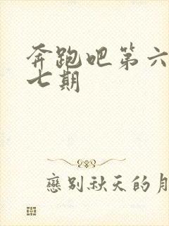 奔跑吧第六季第七期