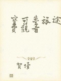 宝可梦旅途篇免费观看