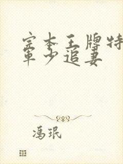 完本王牌特战之军少追妻