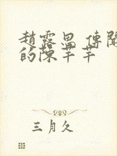 赵露思 传闻中的陈芊芊封面