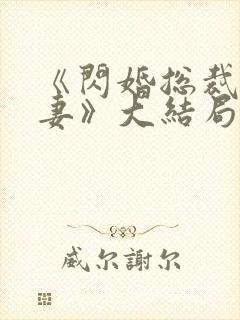 《闪婚总裁契约妻》大结局