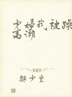 少妇我被躁爽到高潮