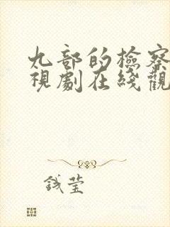 九部的检察官电视剧在线观看超清