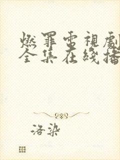 燃罪电视剧免费全集在线播放