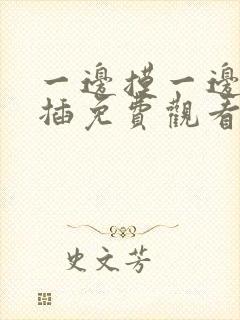 一边摸一边亲又插免费观看封面