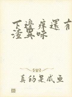 下边痒还有豆腐渣异味