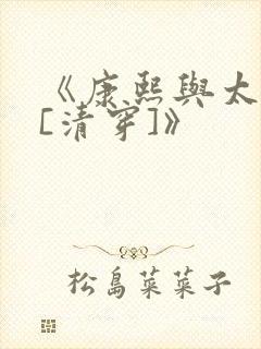 《康熙与太子妃[清穿]》封面