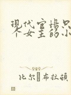 现代官场只有一个女主的小说