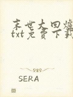 末世大回炉小说txt免费下载