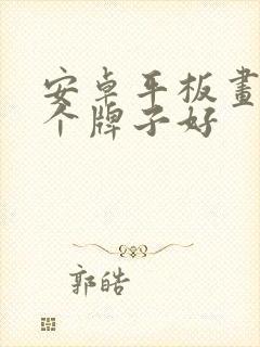 安卓平板画画哪个牌子好