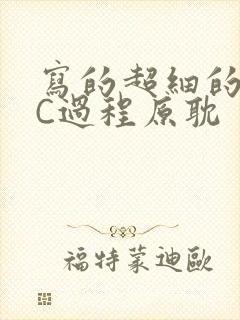 写的超细的多肉C过程原耽