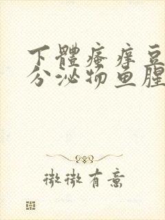 下体瘙痒豆腐渣分泌物鱼腥味