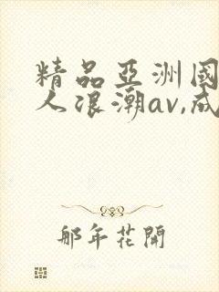 精品亚洲国产成人浪潮av,成人激