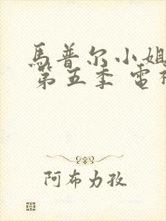 马普尔小姐探案 第五季 电视剧