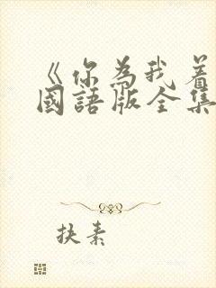 《你为我着迷》国语版全集封面