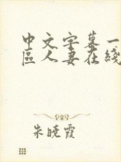 中文字幕一区二区人妻在线不卡