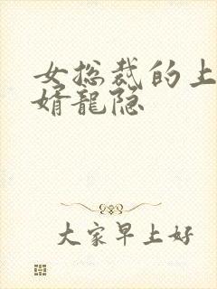 女总裁的上门女婿龙隐