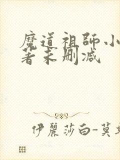 魔道祖师小说原著未删减封面