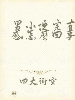 男小便完有刺痛感怎么回事封面