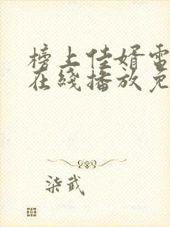 榜上佳婿电视剧在线播放免费观看