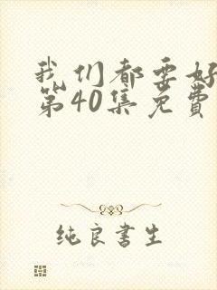 我们都要好好的第40集免费观看全集封面