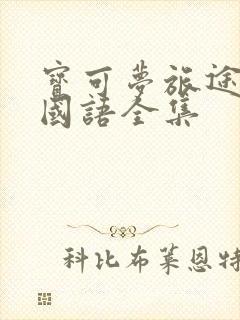 宝可梦旅途台配国语全集