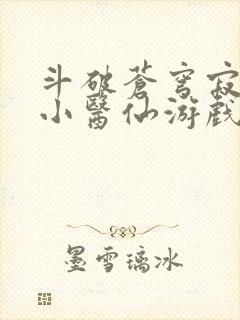 斗破苍穹寂寞的小医仙游戏世界