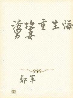 渣攻重生悔过宠男妻