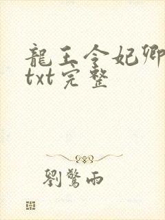 龙王令妃卿莫属txt完整