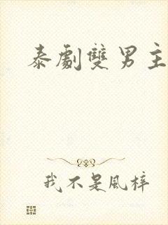 泰剧双男主黑帮