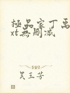 极品家丁禹岩txt无删减