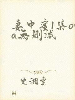 妻中蜜1集ova无删减封面