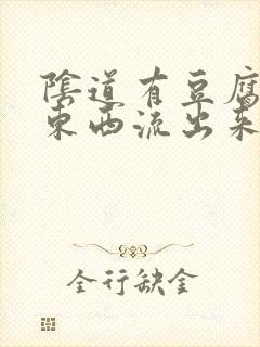 阴道有豆腐渣的东西流出来还痒