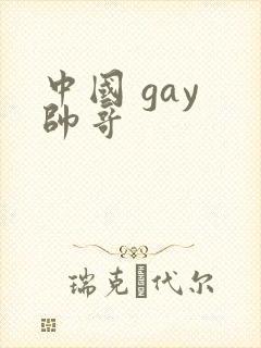 中国 gay 帅哥