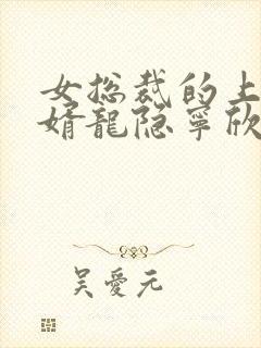 女总裁的上门龙婿龙隐宁欣